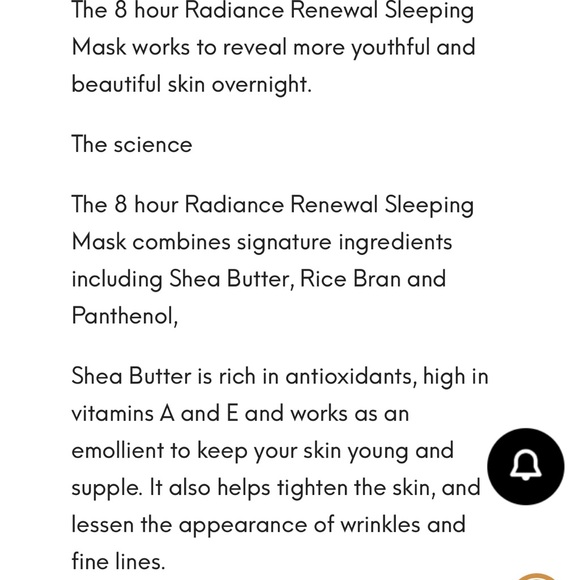 Avant 8 Hour Radiance Renewal Sleeping Mask - Picture 6 of 11
